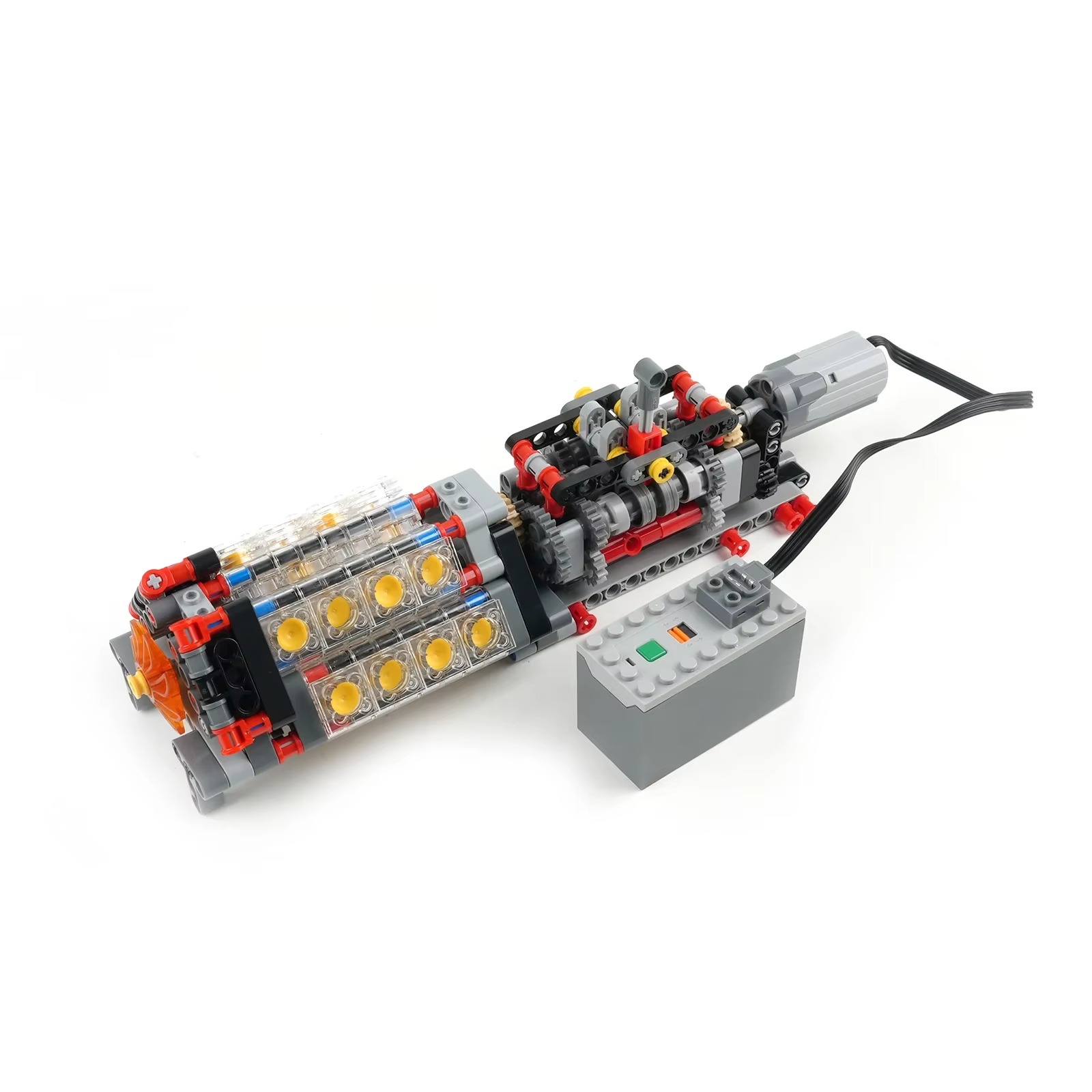 하이테크 투명 V16 엔진 소형 블록 6단 변속기 기계 - Model Kit Engine 리뷰 및 가격
