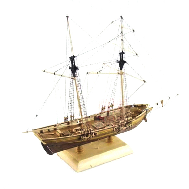 1:70 새로운 포트 나무 항해 보트 모델 DIY 키트 - Model Kit Yacht 리뷰 및 가격
