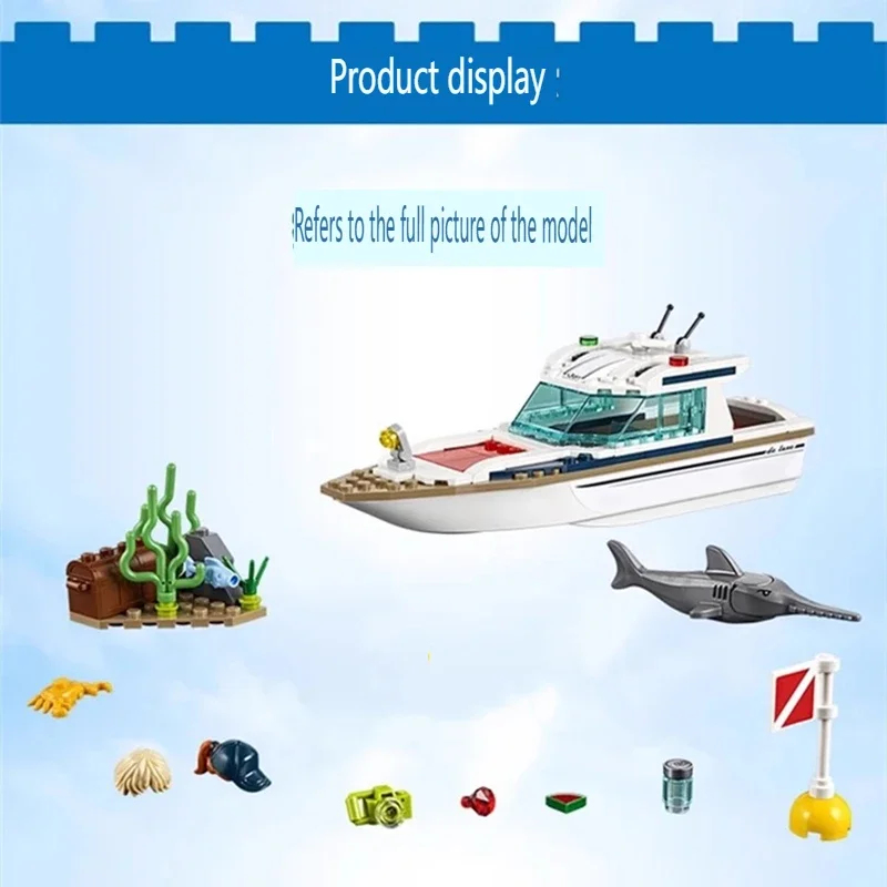 시티 시리즈 60221 선샤인 다이빙 요트 상어 퍼즐  - Model Kit Yacht 리뷰 및 가격