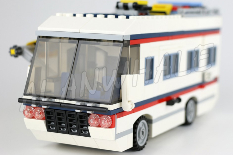792개 조각 3in1 창의적인 휴가 여행용 캠핑카 트 - Model Kit Yacht 리뷰 및 가격